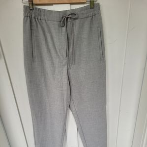 Zara Easy pants high waist grey string